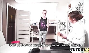 Professor's Daughter Gets A Lesson In Sex Ed - Tutor4k