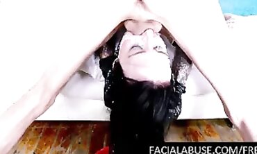 Mega-Slut Bimbo Gangbanged and Pissed On