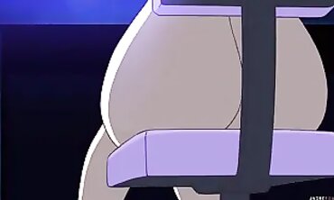 Gamer Beotch Gets Uncensored Anal Creampie