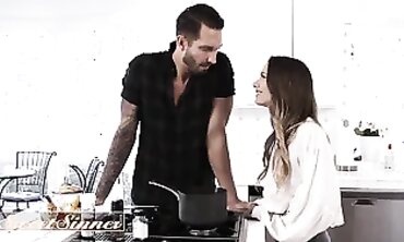Brunette Goddess Naomi Swan Devours Kurt's Thick Dick