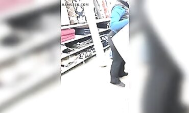 Busty African MILF Keeps Squatting
