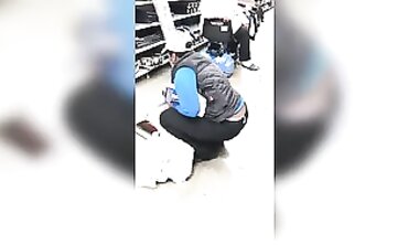 Busty African MILF Keeps Squatting