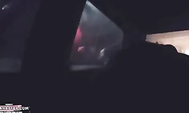 Rear End Plugged While Truck Driver Watches