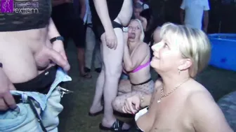 Garden Soiree Gangbang: Ultra-Kinky Outdoor Group Sex Part 1