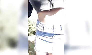 POV Amateur Gets Pulled Over to the Dirt for a Big Cock Cumshot
