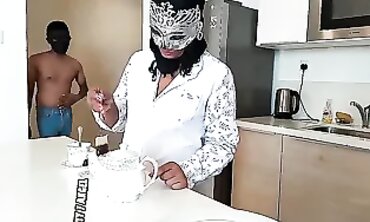Sheron Gives Don a Rough Morning Blowjob