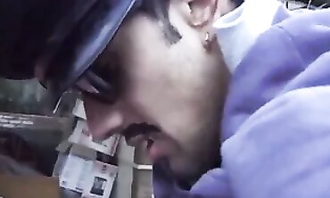 Jessica Rizzo Takes a Public Blowjob and Gets Cummed in the Mouth