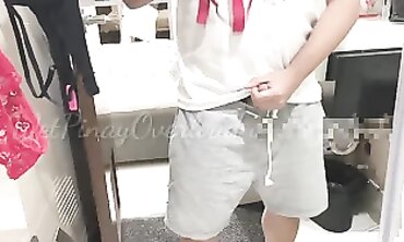 Roommate Desire Gets Wet in the Restroom