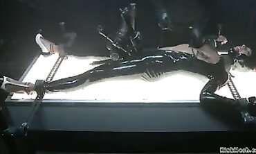 Crimson African Redhead Bondage Spanking