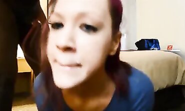 Crimson Haired broads with BIG BLACK COCK