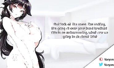 Step-Sister's Big Surprise - Futa Roleplay with Voiceover
