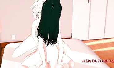 Boku no Hero 3D: Inko, Mitsuki & Todoroki Threesome