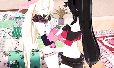 Velvet Screws Magilou with a Strap-On in Tales of Berseria Toon