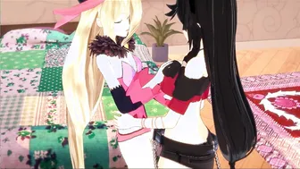 Velvet Screws Magilou with a Strap-On in Tales of Berseria Toon