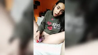 PetiteHorny Records Her Solo Creampie Session