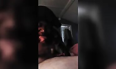POV Interracial Blowjob with Amateur Slut