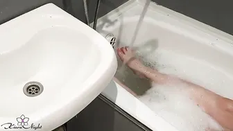Inexperienced Doll Intensively Washes and Milks Her Slit