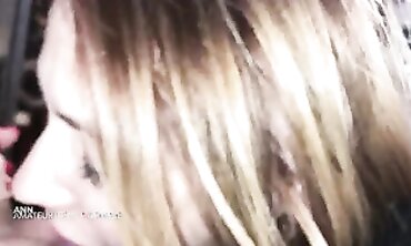 Voluptuous Cougar MILF Gives Stepson a Sensual Blowjob and Facial