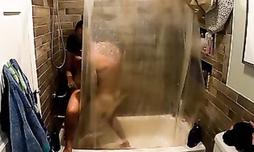 Honey Mummy Gets Roughly Screwed in the Shower