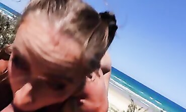 SecretCrush4K: Outdoor Beach Creampie With Freutoy