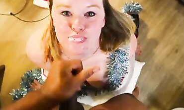 Shyla Pink: Strapped and Face-Fucked for Christmas