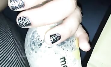 Sally Anonymous Pumps Milk in Lingerie