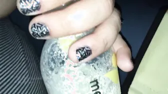 Sally Anonymous Pumps Milk in Lingerie