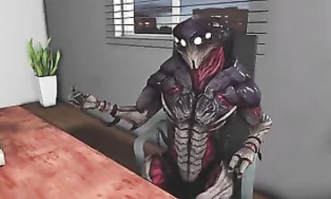 Samus Aran Gets a Creampie Gangbang During Her Psychiatrist Visit