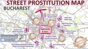 Bucharest Street Prostitution & Brothel Map Tour