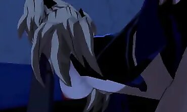 Fischl Genshin Impact 3D Anime Outdoor Blowjob Creampie