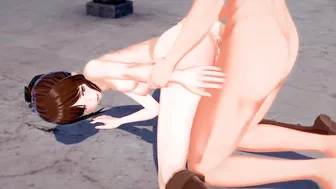 Sasha's 3D Hentai Bang-Out with Creampie