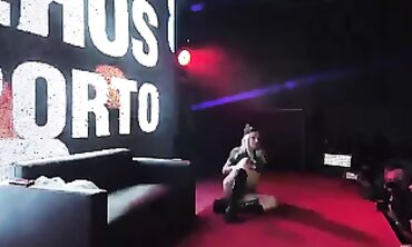 Liz Rainbow Strips and Gets Plowed in Public in Portugal