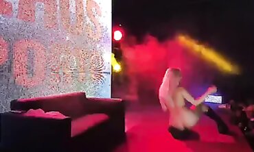 Liz Rainbow Strips and Gets Plowed in Public in Portugal