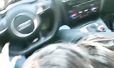 Auntie Ava Gives a Blowjob on the Way to the Airport