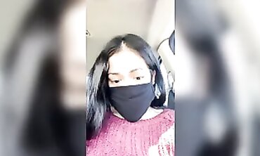 Curvy Latina MILF Strokes In Public While Waiting For Friend