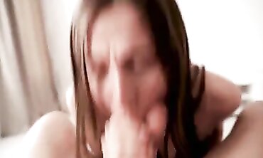 POV Amateur Hardcore Sex While Boyfriend Waits at Cafe
