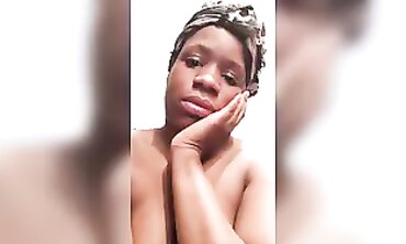 Amateur Black Cumshot in the Hood