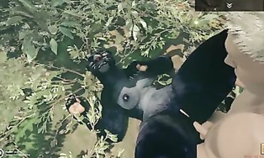 African Panther Anal Hunt With Big Tits And Ass