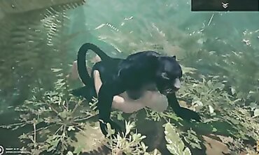 African Panther Anal Hunt With Big Tits And Ass