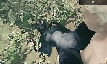 African Panther Anal Hunt With Big Tits And Ass