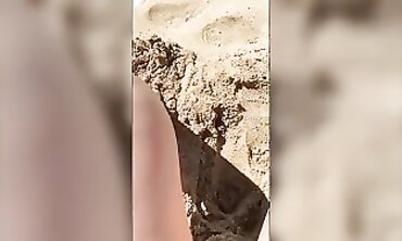 Maryjane Moore Gets Fingered on the Beach