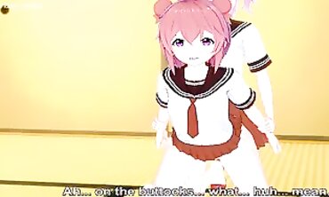 Futanari Yuri: Akari Akaza's Erotic Cosplay Adventure