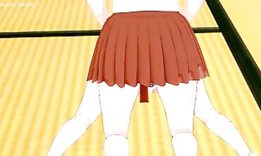 Futanari Yuri: Akari Akaza's Erotic Cosplay Adventure