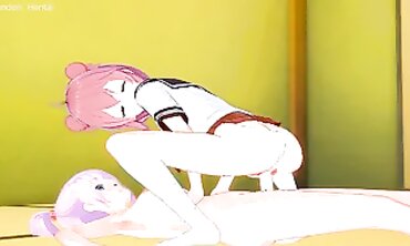 Futanari Yuri: Akari Akaza's Erotic Cosplay Adventure