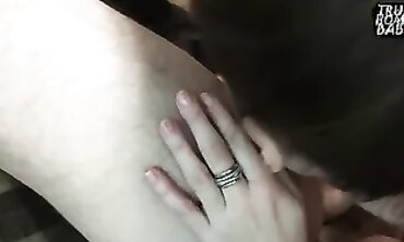 Hotwife Swallows Cum After Rough Cuckold Encounter