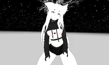 Anime-Style" Lap Dance Striptease with Sexual Teasing - NSFW Adult Animation