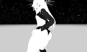 Anime-Style" Lap Dance Striptease with Sexual Teasing - NSFW Adult Animation