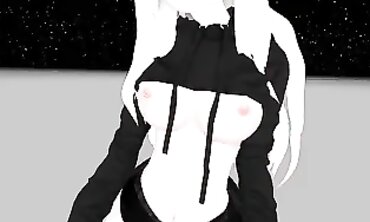 Anime-Style" Lap Dance Striptease with Sexual Teasing - NSFW Adult Animation