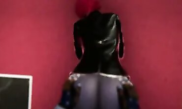 Cyberpunk Redhead Mech Girl Anal
