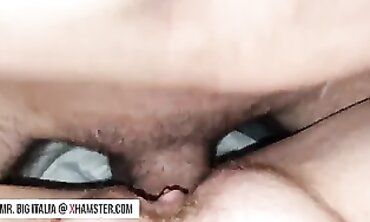 Italian Amateur First-Timer With Big Cock Cumshot